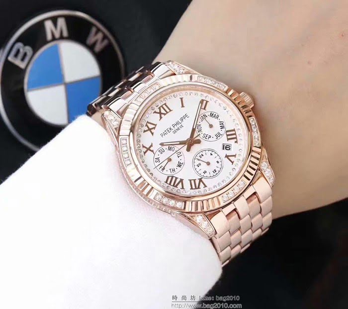 百達翡麗PATEK PHILPPE 全新多功能腕表 進口9100機械機芯 316L精鋼表殼錶帶 超級防水 最佳男士腕表  wssb4978